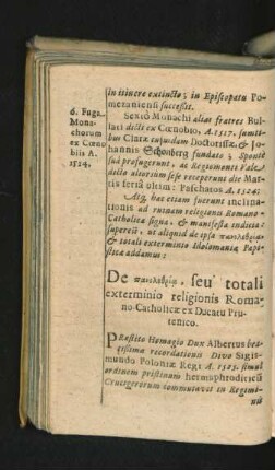 De ... seu totali exterminio religionis Romano-Catholicae ex Ducatu Prutenico.