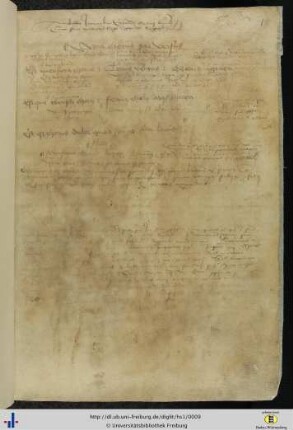 [1r] Verse von Texthand.