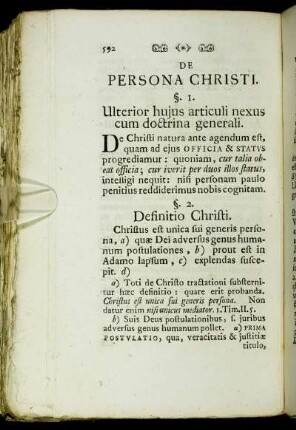 De Persona Christi.