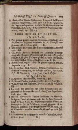 Libri Medici Et Physici – Libri Philosoph. Et Mathemat