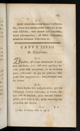 163-195, Caput XXVIII.