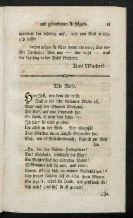 [II. Fabeln in gebundner Schreibart]