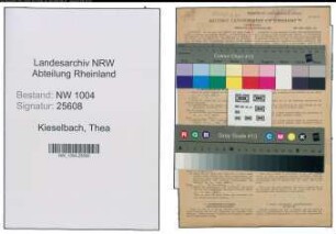 Entnazifizierung Thea Kieselbach , geb. 08.05.1910 ()