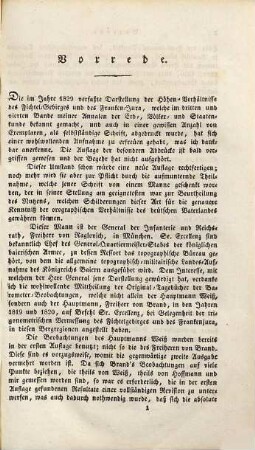Nivellement des Fichtelgebirges und des Frankenjura : nach den Barometermessungen, trigonometrische und nivellitischen Operationen