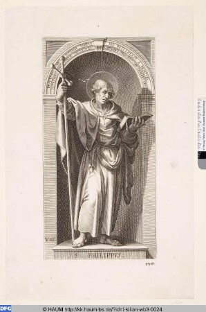 [St. Philippus; S. Philippvs.]