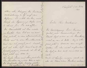 Schreiben an Hermann Muthesius (Brief)
