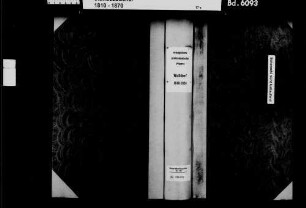 Walldorf, evangelische (lutherisch, protestantisch und reformiert) Gemeinde: Standesbuch 1818-1824