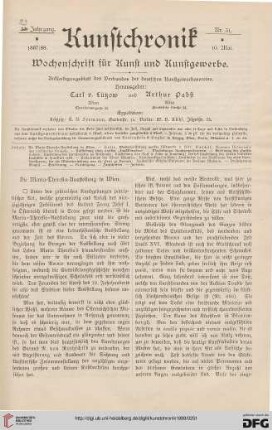 Heft 31 (10. Mai 1888)