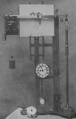 Waagebalken-Barograph nach Sturm, Fuess : Technikgeschichte | Physik | Mechanik | Messung des Luftdruckes | Barometer und Barographen