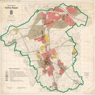 Schneider - Esleben, Paul; Castrop - Rauxel; Rathaus mit Kultur- und Sportzentrum - Baustufenplan Castrop - Rauxel