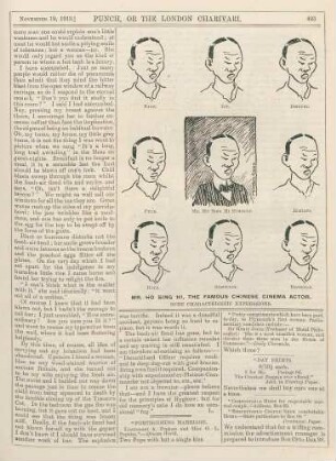 Mr. Ho Sing Hi, the famous chinese cinema actor. Some characteristic expressions