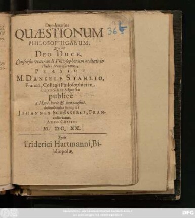 Duodenarius Quaestionum Philosophicarum