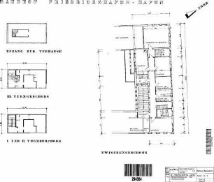 Friedrichshafen Hafen: Zwischengeschoss und Turmgeschosse Empfangsgeb.