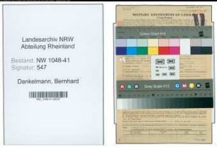Entnazifizierung Bernhard Dankelmann , geb. 19.05.1915 (Polizist)