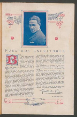 Nuestros escritores: Menotti del Picchia