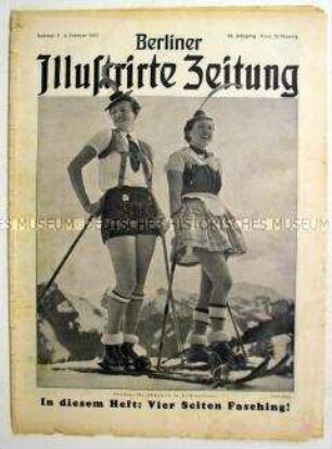 Wochenzeitschrift "Berliner Illustrirte Zeitung" u.a. zur Reichstagsrede von Hitler