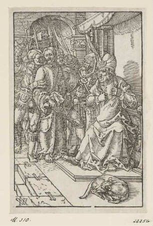 Christus vor seinen Richtern, Blatt 3 der Folge "Leiden Christi"