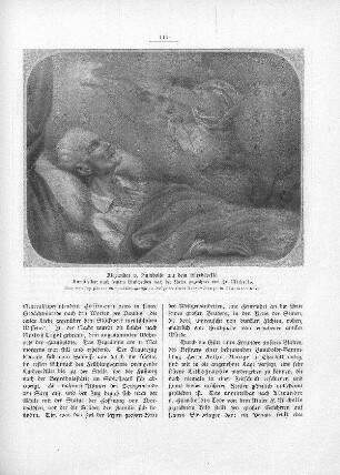 Alexander v. Humboldt auf dem Sterbebette