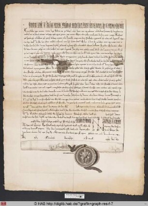 Urkunde von Friedrich II.: Friedrich bestätigt und erweitert der Stadt Nürnberg die von seinen Vorgängern erhaltenen alten Rechte. Nürnberg, 1219 November 8.