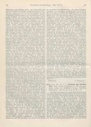 396-400 [Rezension] Beck, J. T., Vorlesungen über christliche Ethik. I. Bd