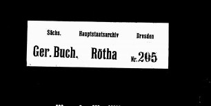 Gerichtshandelsbuch von Rötha und Podschütz, Bd. 10