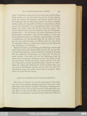 Neunundzwanzigstes Kapitel