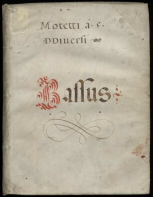 Geistliche Vokalmusik. Bassus : 16. Jh.