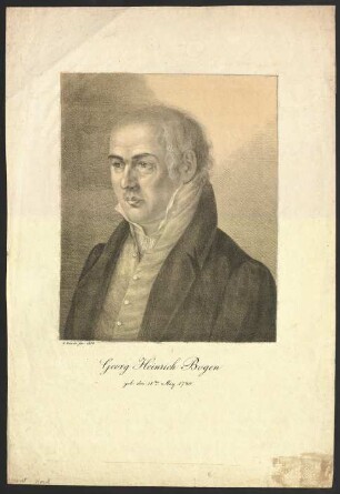 Georg Heinrich Bogen, geb. den 18ten May 1780