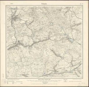 Meßtischblatt 52 : Pulsnitz, 1911 : Pulsnitz. - Aufgen. 1902, hrsg. 1905, einz. Nachtr. 1911. - 1:25000. - Leipzig, 1911. - 1 Kt.