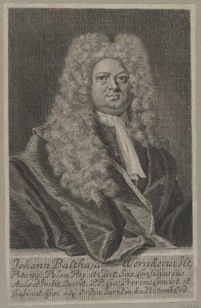 Bildnis des Johann Balthasar Wernherus