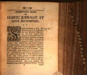De habitu iuris nat. et gent. ad rempublicam