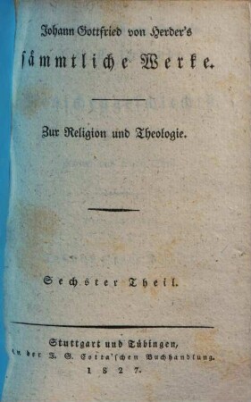 Johann Gottfried von Herder's älteste Urkunde des Menschengeschlechts : eine nach Jahrhunderten enthüllte heilige Schrift, 2/3