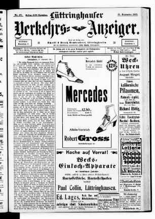 Lüttringhauser Verkehrs-Anzeiger. 1910-1911
