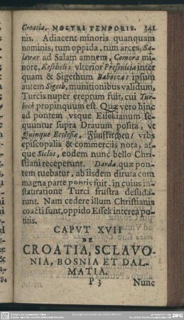 Caput XVII. De Croatia, Sclavonia, Bosnia Et Dalmatia