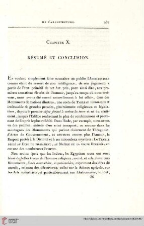 Chapitre X. Résumé et conclusion