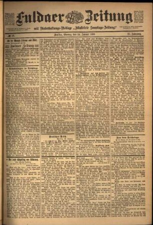 Ausgabe vom Montag, den 24. Januar 1898.