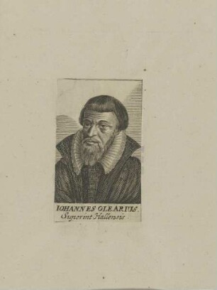 Bildnis des Iohannes Olearius