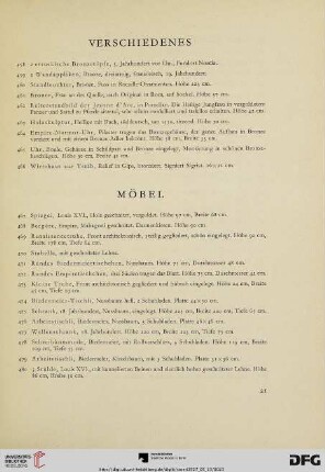 Verschiedenes (Nr. 458-466)