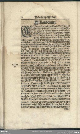 Leichenpredigt : Abhandelung