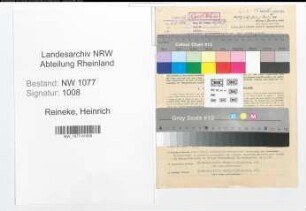 Entnazifizierung Heinrich Reineke , geb. 03.08.1892 (Polizist)