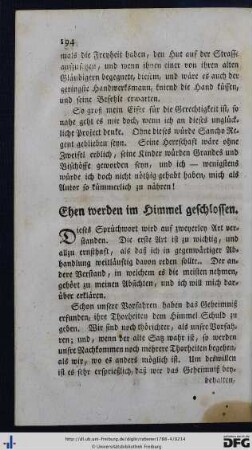 Ehen werden im Himmel geschlossen.