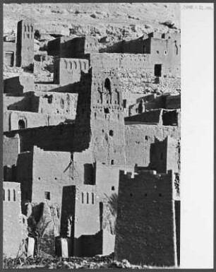 Kasbah Aït-Ben-Haddou : Die Kasbah Aït-Ben-Haddou am Fuße des Hohen Atlas