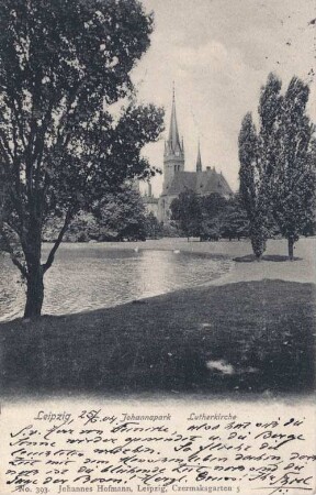 Leipzig: Johannapark ; Lutherkirche