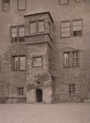 Schloss Colditz, Innenhof, Erker am Fürstenhaus