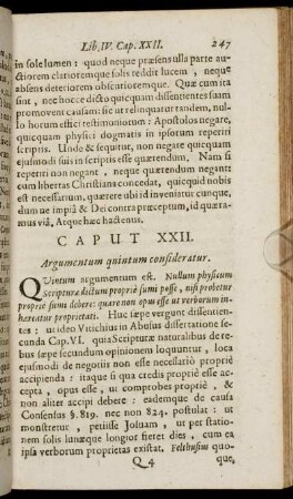 Caput XXII. - Caput XXIV.