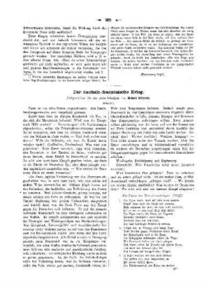 Der deutsch-französische Krieg : (Schluss)