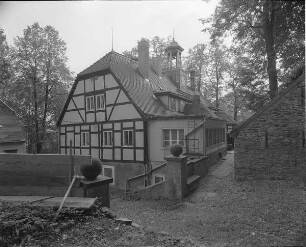 Großschirma, Grube Churprinz Friedrich August Erbstolln, Huthaus