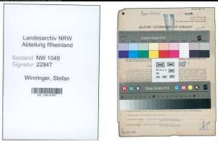 Entnazifizierung Stefan Winninger , geb. 04.10.1908 (Buchhalter)