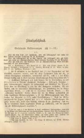 Strafgesetzbuch