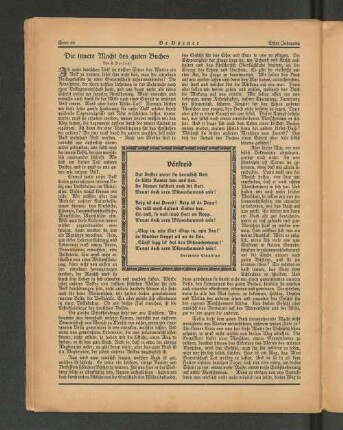 Die innere Macht des guten Buches